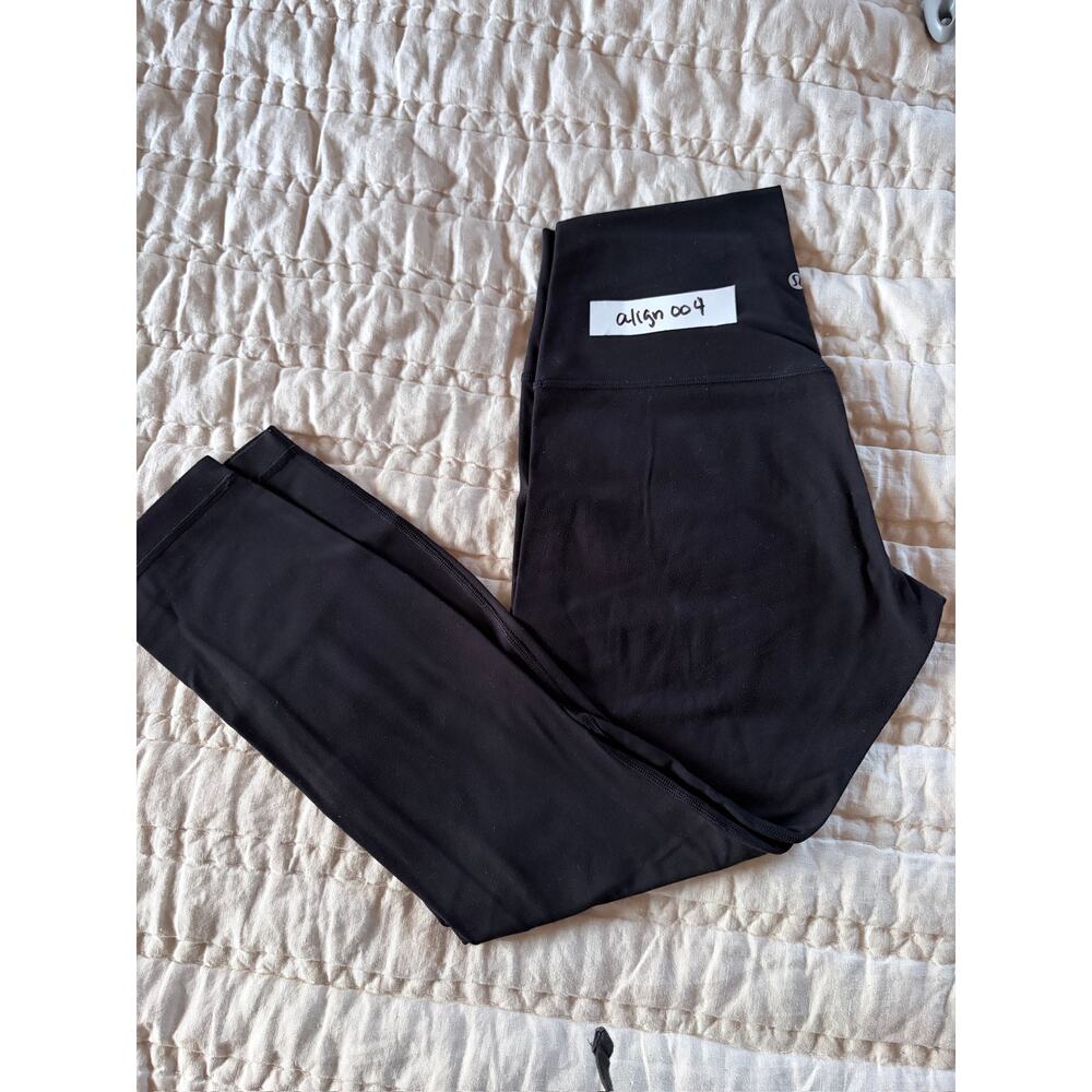 Lululemon Align Leggings Black Size 10 25" High Rise Nulu Yoga Pants
